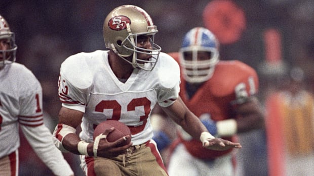 49ers RB Roger Craig leads all Super Bowl running backs in fantasy points scored.