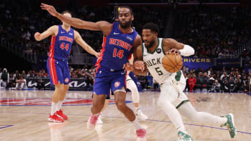 Milwaukee Bucks v Detroit Pistons