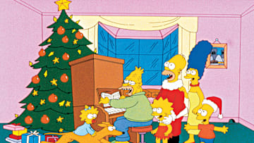 THE SIMPSONS: Homer tries to earn extra money to buy Christmas presents for the family, and everything he does goes wrong. Fortunately, he is rescued by SantaÕs Little Helper in an encore of the 1989 Christmas special ÒSimpsons Roasting on an Open FireÓ of THE SIMPSONS airing Sunday, Dec. 23 (8:00-8:30 PM ET/PT) on FOX. This special was the very first full-length episode of THE SIMPSONS to ever air on December 18, 1989. THE SIMPSONS ª and © 2018 TTCFFC ALL RIGHTS RESERVED.