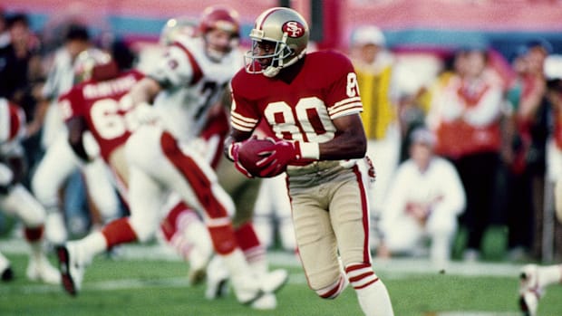 San Franciso 49ers wide receiver Jerry Rice