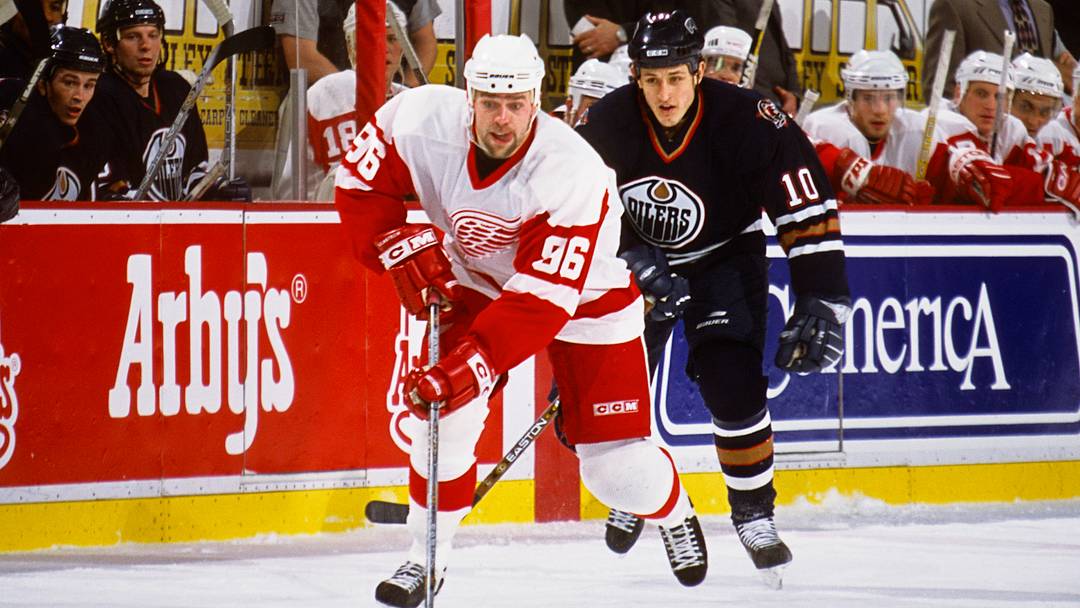 Edmonton Oilers Shawn Horcoff, Detroit Red Wings Credit: Lou Capozzola-USA TODAY NETWORK