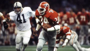 Georgia Bulldogs running back Herschel Walker (34) 
