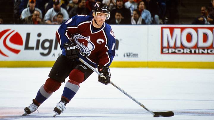 Colorado Avalanche center Joe Sakic Credit: Lou Capozzola-USA TODAY NETWORK Colorado Avalanche center Joe Sakic Credit: Lou Capozzola-USA TODAY NETWORK