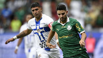 Flaco López marcou o único gol do Palmeiras no jogo