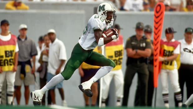 Marshall Thundering Herd receiver Randy Moss