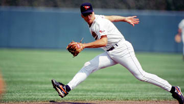 Unknown Date; Baltimore, MD, USA; FILE PHOTO; Cal Ripken Jr. of the Baltimore Orioles in action
