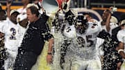 Baltimore Ravens head coach Brian Billick