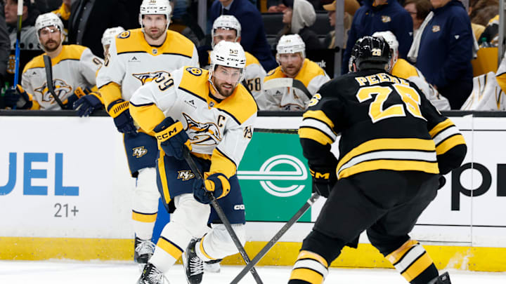 NHL: JAN 27 Predators at Bruins