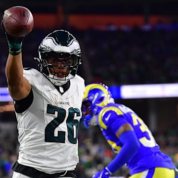 The Eagles are six-point favorites to the Rams in NFL Divisional Round action.