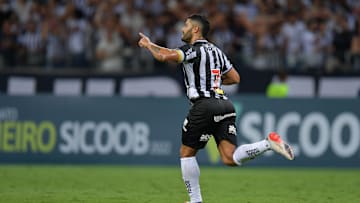 Hulk, principal jogador do Galo e autor dos dois gols no jogo de ida, é desfalque