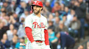 Bryce Harper tiene una lesión en el codo