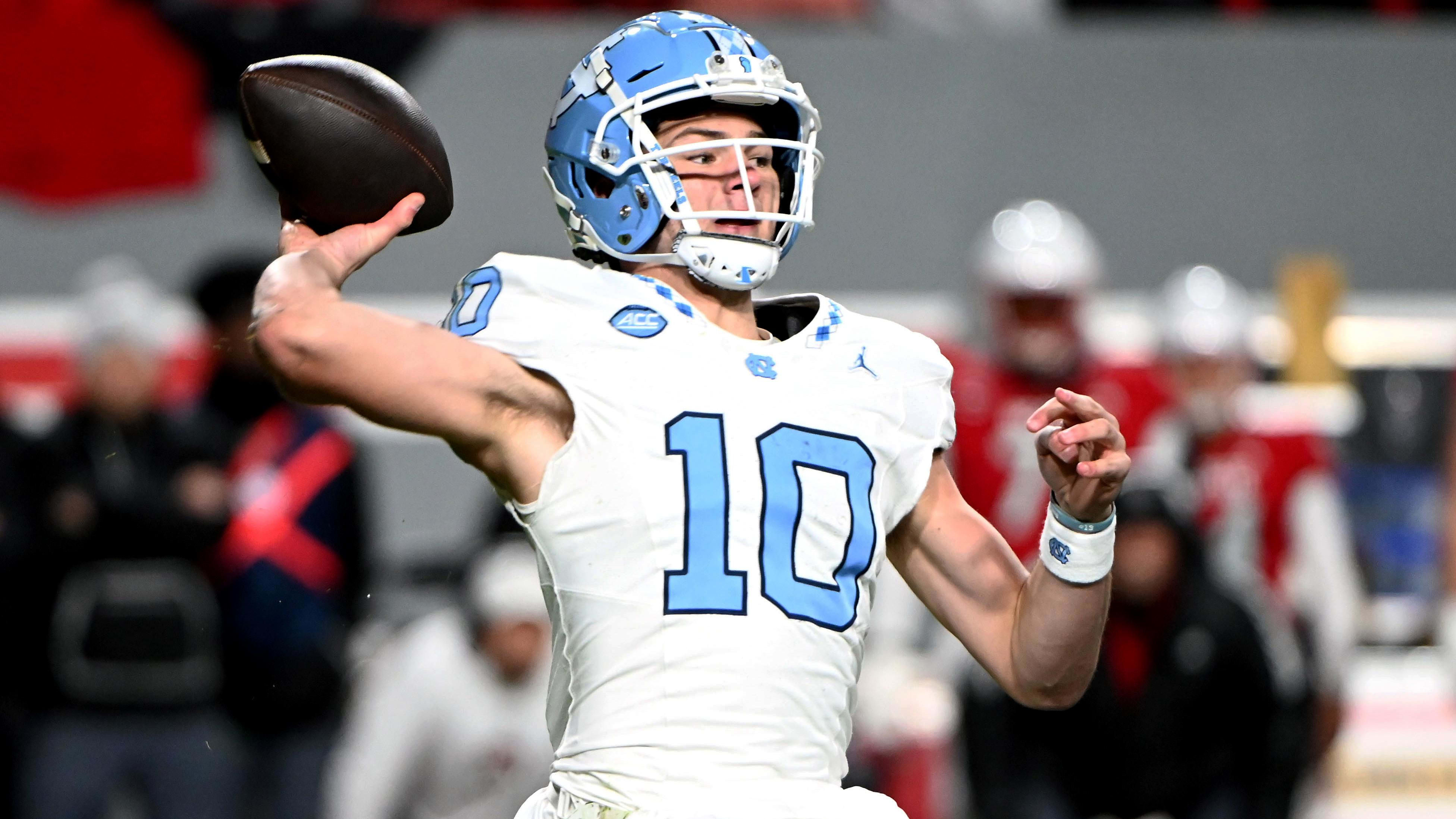 North Carolina Tar Heels quarterback Drake Maye  