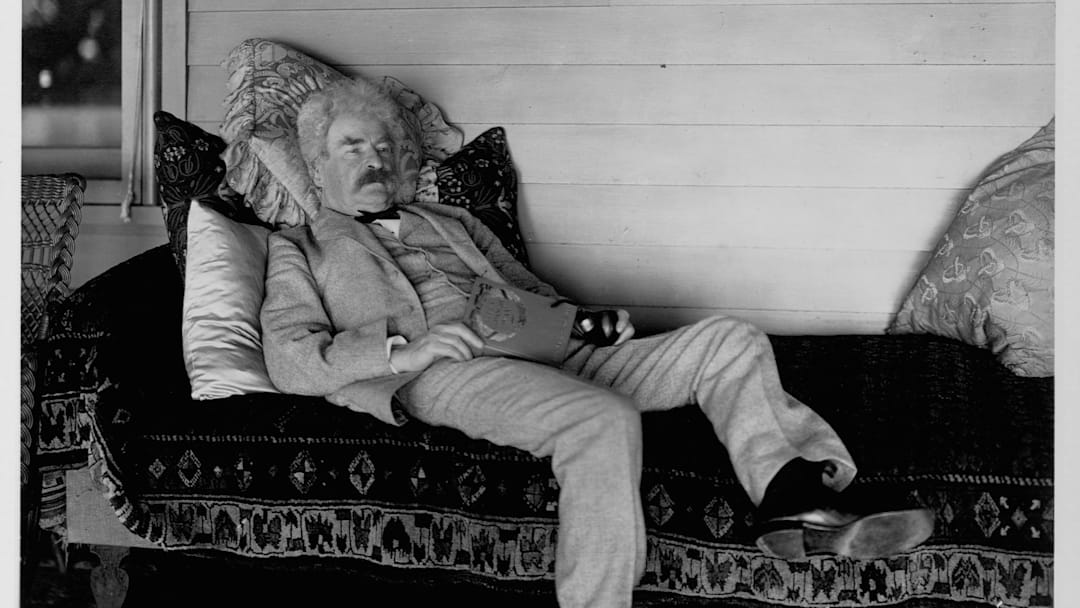 Mark Twain, pictured here alive. Mark Twain, pictured here alive.