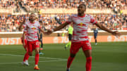 Christopher Nkunku feiert seinen goldenen Treffer