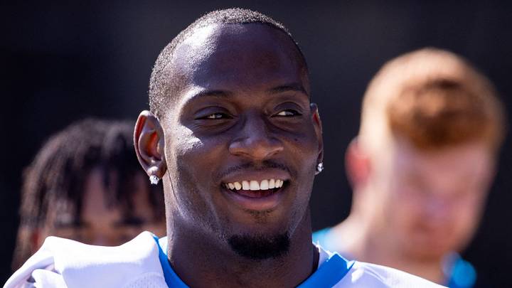 Carolina Panthers outside linebacker Nic Scourton (Scott Kinser-Imagn Images)