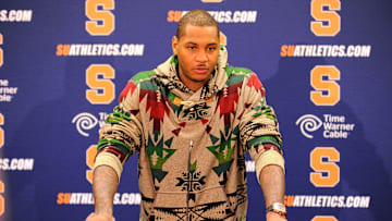 An ESPN national writer says that Carmelo Anthony had the greatest run ever by a freshman in the NCAA Tournament's history.