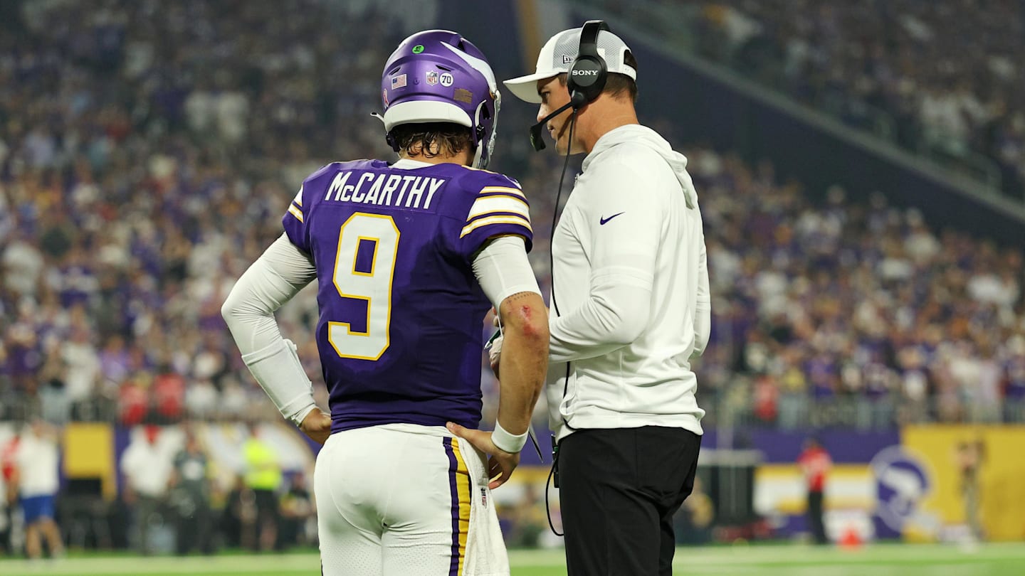 Vikings' Kevin O'Connell on J.J. McCarthy's Return: 'He's in a Really Good Place'