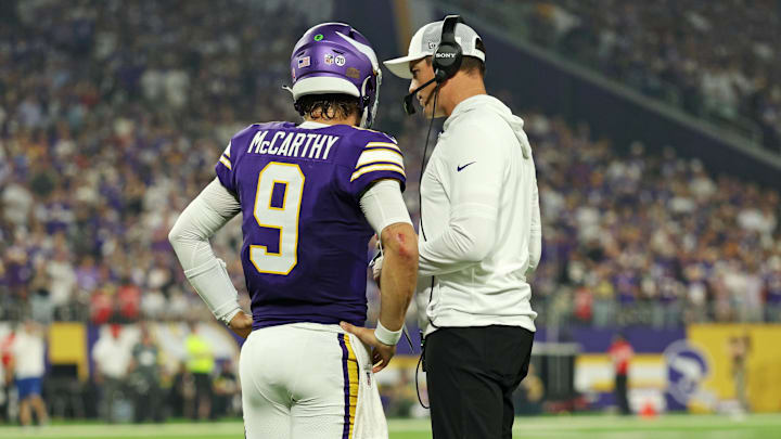 Vikings head coach Kevin O'Connell is excited about J.J. McCarthy's return to the lineup. Vikings head coach Kevin O'Connell is excited about J.J. McCarthy's return to the lineup.