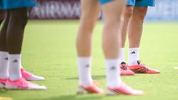 Bei der WM stechen zurzeit die pinken Schuhe hervor Bei der WM stechen zurzeit die pinken Schuhe hervor