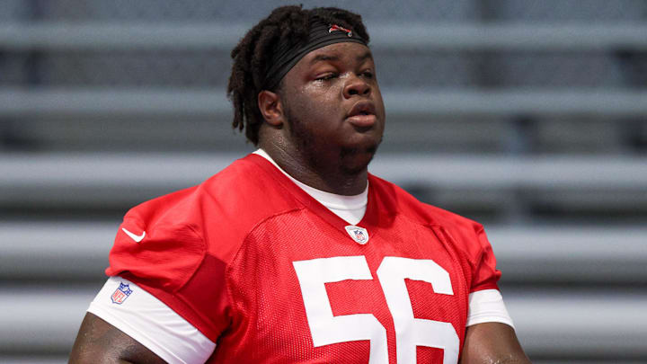 Tampa Bay Buccaneers rookie Desmond Watson isn't at training camp, and Todd Bowles explained why. (Mandatory Credit: Nathan Ray Seebeck-Imagn Images)