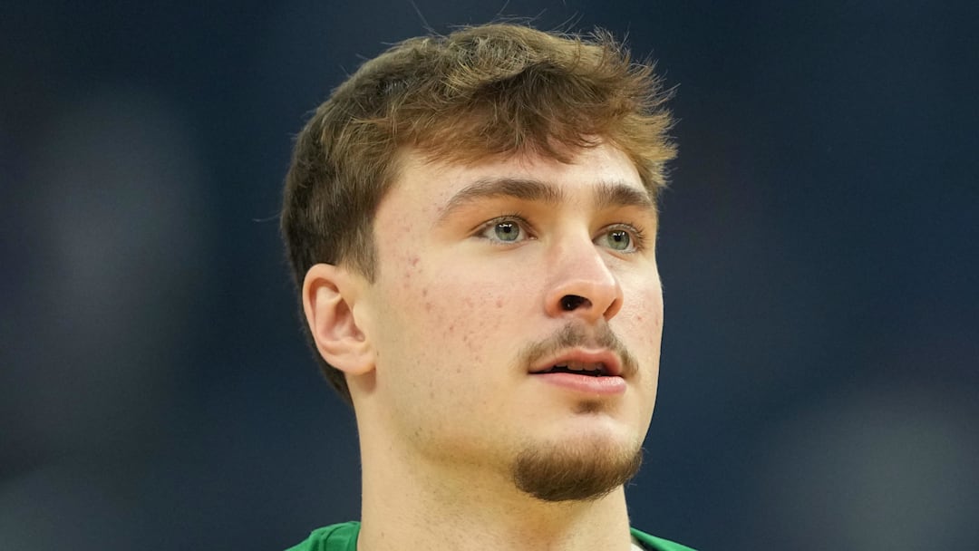 Dallas Mavericks forward Cooper Flagg before the game against the Golden State Warriors.