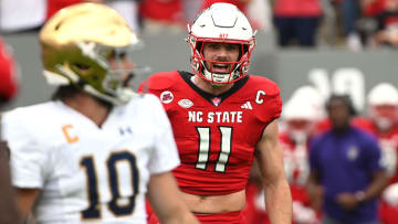Sep 9, 2023; Raleigh, North Carolina, USA; North Carolina State Wolfpack linebacker Payton Wilson