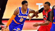 RJ Barrett está en su tercera temporada con los Knicks 