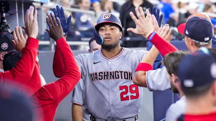 Washington Nationals outfielder James Wood already has six homers this season.