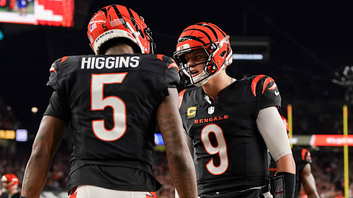 Cincinnati Bengals WR Tee Higgins, QB Joe Burrow