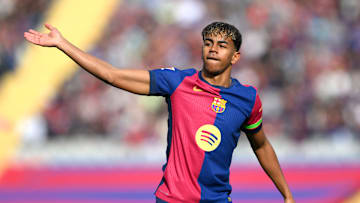 Lamine Yamal avec le FC Barcelone