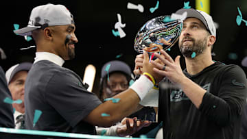 Jalen Hurts (L), Nick Sirianni (R), Philadelphia Eagles