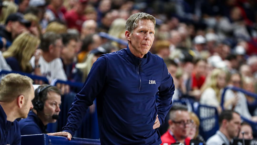 Gonzaga Bulldogs head coach Mark Few.