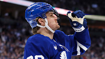 Toronto Maple Leafs winger William Nylander has a chance to achieve his first 50-goal season with a strong finish.