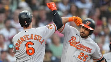 Baltimore Orioles first baseman Ryan Mountcastle (6)