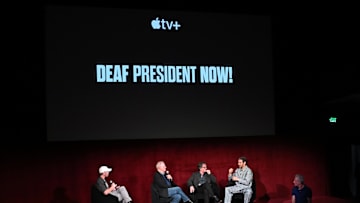 Al Gore hosts the FYC event for “Deaf President Now!” with Davis Guggenheim and Nyle DiMarco
