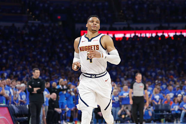 Denver Nuggets Guard Russell Westbrook (4)