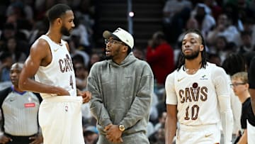 Donovan Mitchell, Evan Mobley, Darius Garland, Cleveland Cavaliers
