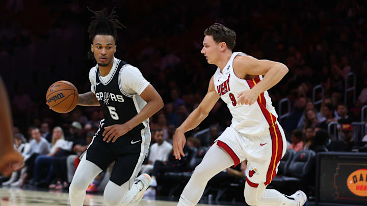 San Antonio Spurs v Miami Heat