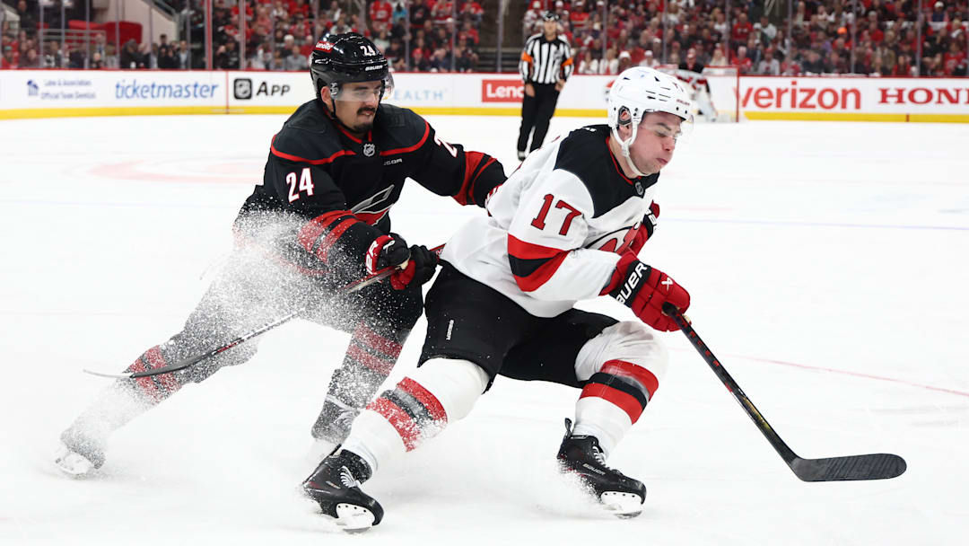 New Jersey Devils v Carolina Hurricanes - Game Two New Jersey Devils v Carolina Hurricanes - Game Two