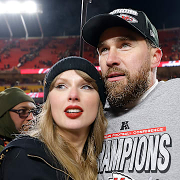 Taylor Swift and Travis Kelce