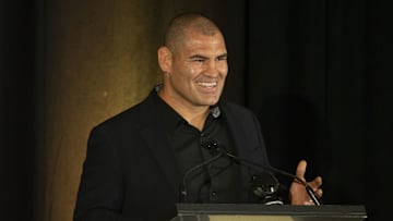 Cain Velasquez (wrestling) is inducted into ASU Athletic Hall of Fame during a luncheon at The Pera Club in Tempe on September 28, 2018.United Food Bank