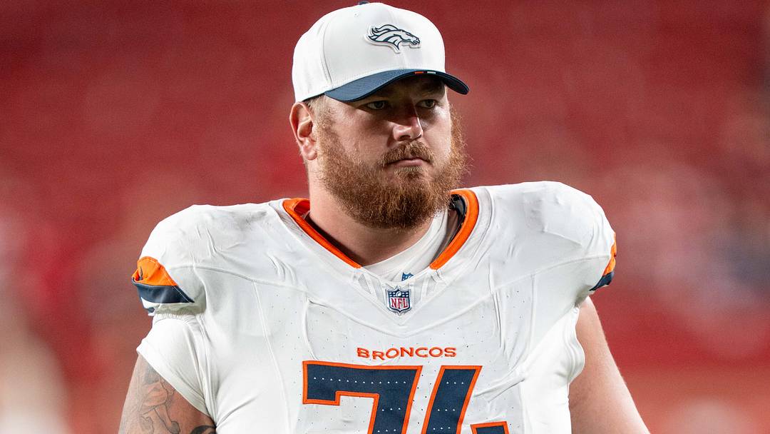 Denver Broncos offensive lineman Ben Powers