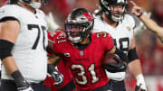 Dec 24, 2023; Tampa, Florida, USA;  Tampa Bay Buccaneers safety Antoine Winfield Jr. (31) reacts