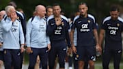 L'équipe de France, à Clairefontaine