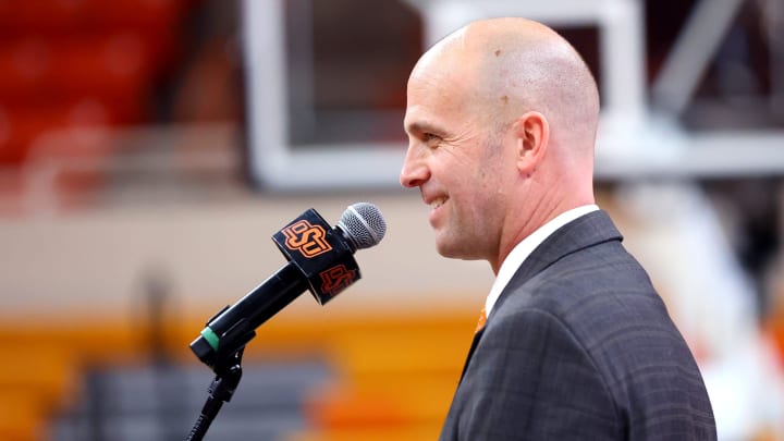 Oklahoma State University head men's basketball coach Steve Lutz 