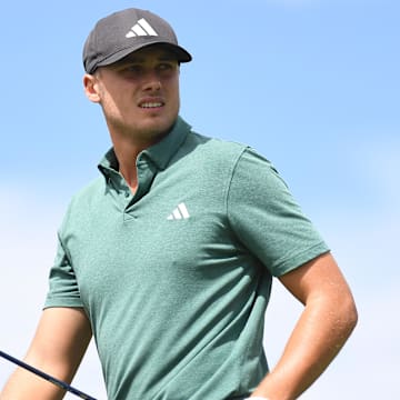 Ludvig Åberg finished T2 at the BMW Championship last year