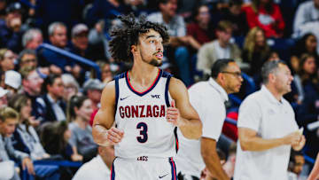 Gonzaga Bulldogs guard Braeden Smith.