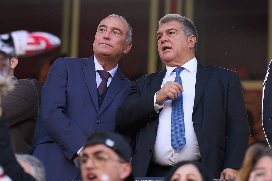 Rafael Yuste and Joan Laporta