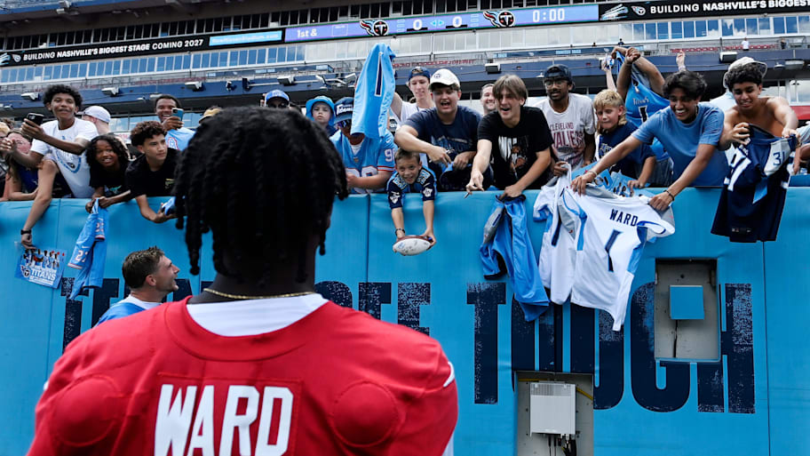 Cam Ward is making a good impression in Tennessee. | Mark Zaleski / The Tennessean / USA TODAY NETWORK via Imagn Images
