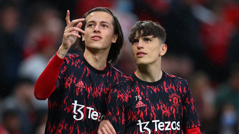 Alvaro Carreras and Alejandro Garnacho